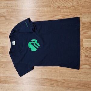 Official Girl Scouts Logo Tee, Blue/Green, Short Sleeves, Size small rare